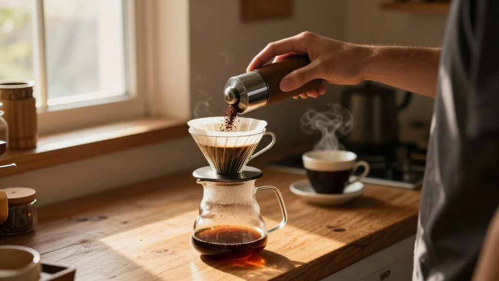 burr coffee grinder for pour over coffee