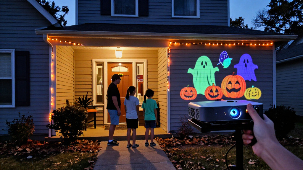 smart home Halloween projectors
