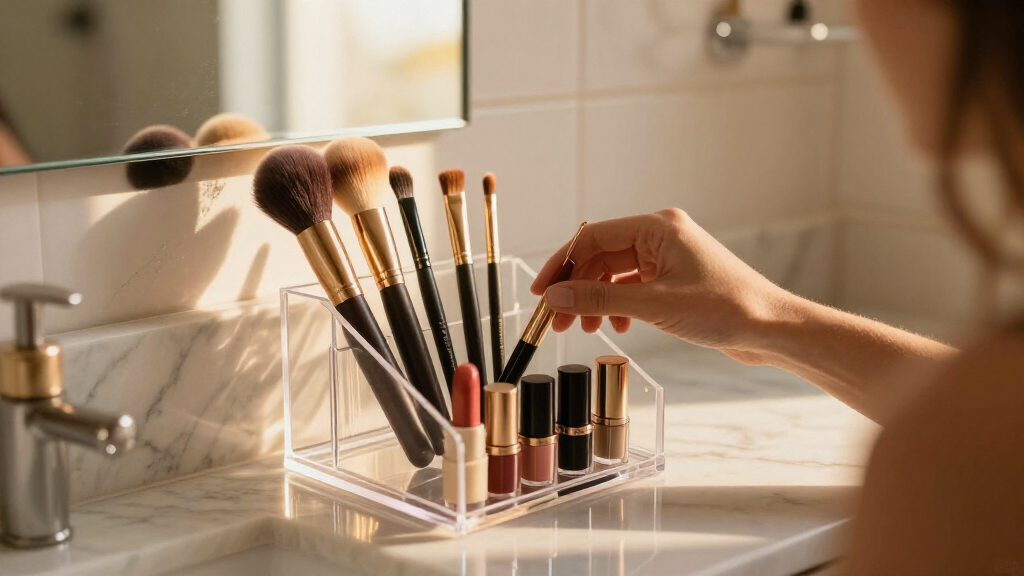 compact makeup organizers