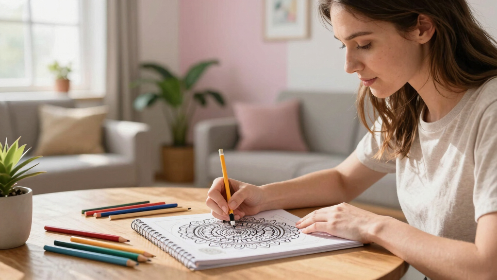 stress relief adult coloring books