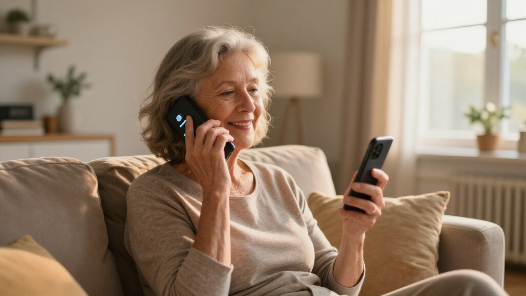 amplified cordless phone for seniors loud ringer
