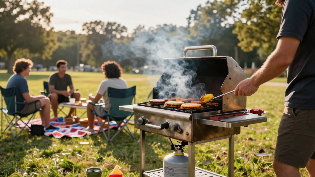 large outdoor grills for tailgating