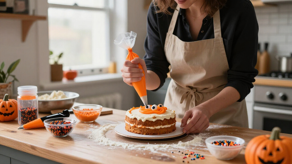 Halloween cake decorating supplies