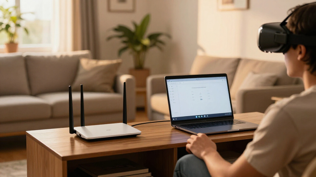 router for steamvr wireless streaming