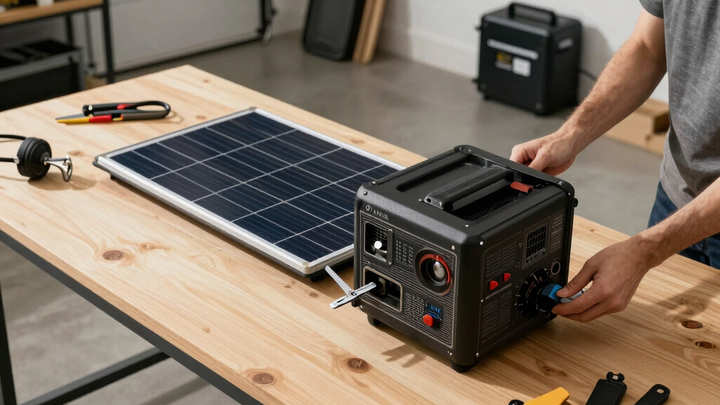 solar-powered backup generators