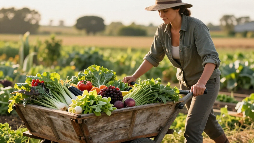 best rolling harvest cart for market gardeners