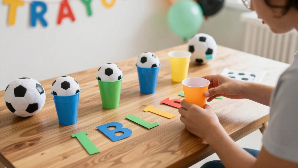 children's soccer-themed party supplies