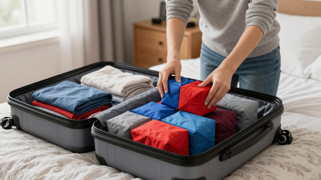 packing cubes for organized travel