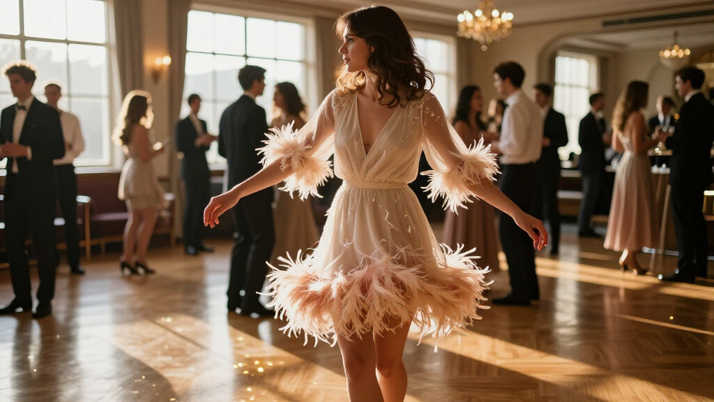 best feather dresses