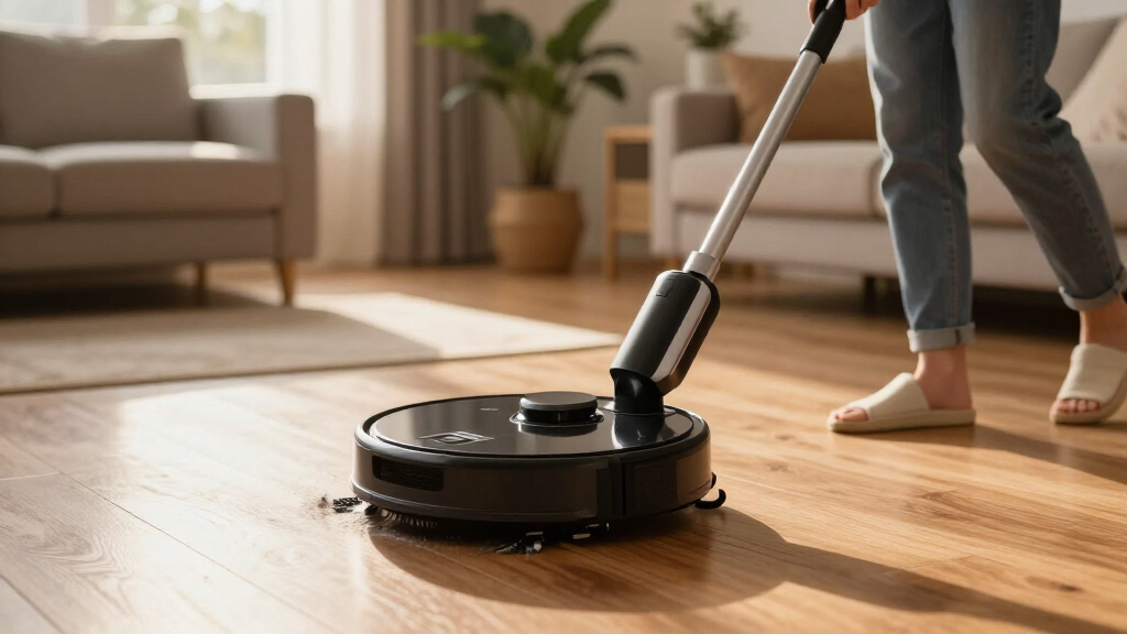 best robot vacuum mop for hardwood and tile