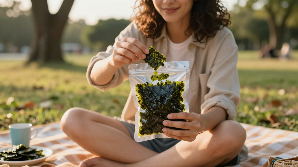 seaweed snacks roasted organic