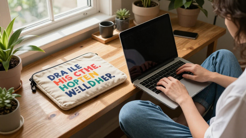 motivational quote laptop sleeves