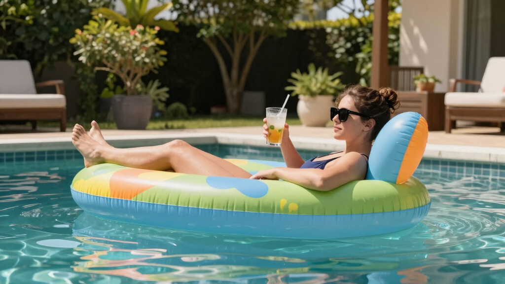 inflatable pool floats