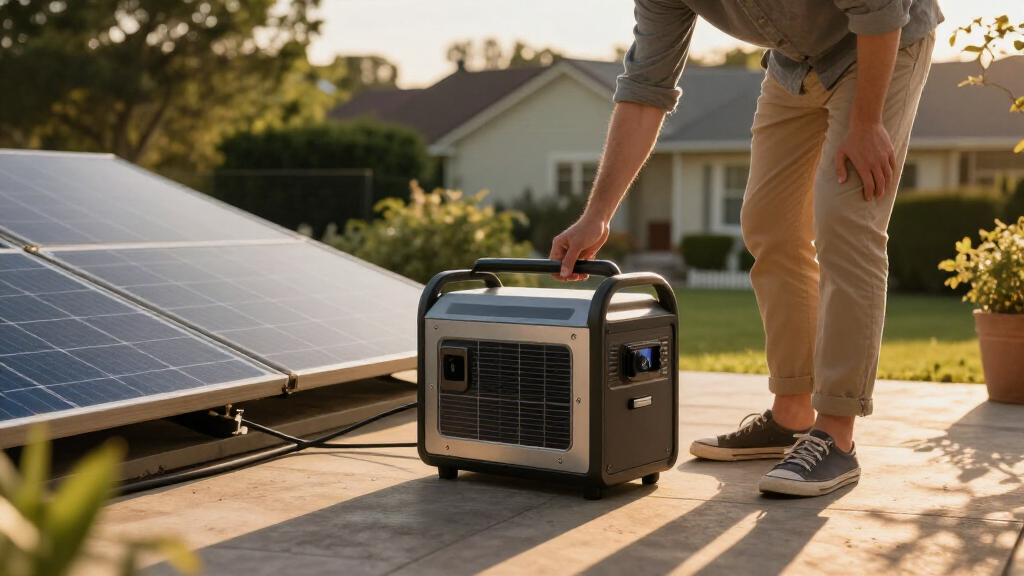 solar-powered backup generators