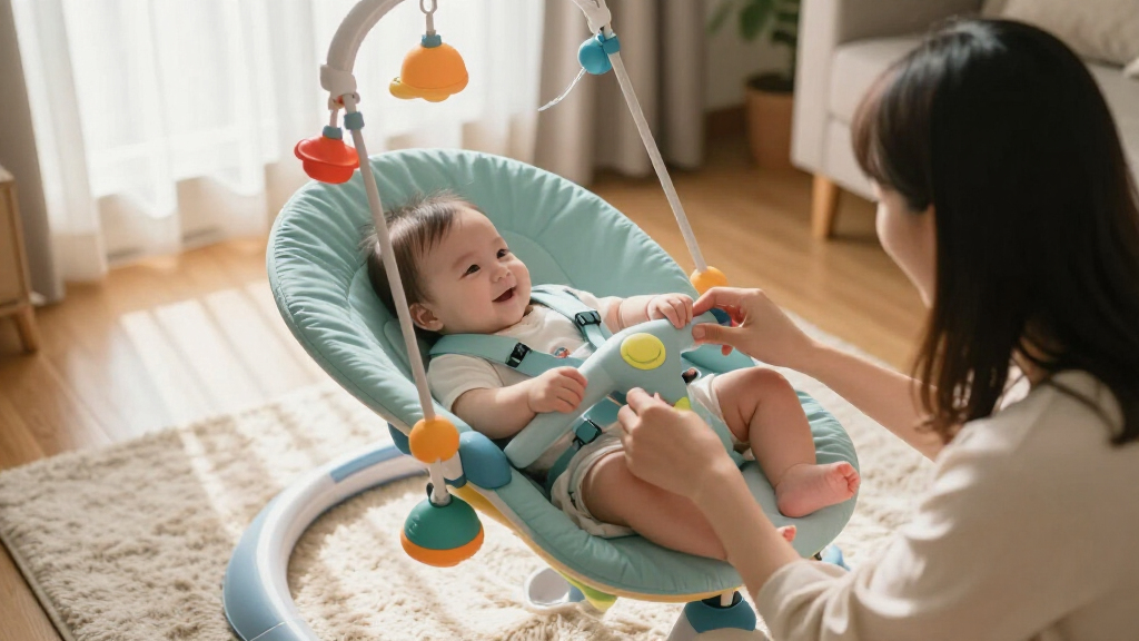 baby swing with multiple motions