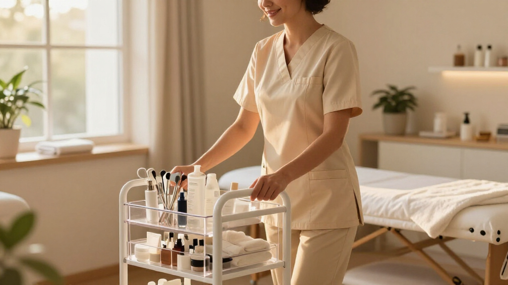 best professional rolling cart for estheticians