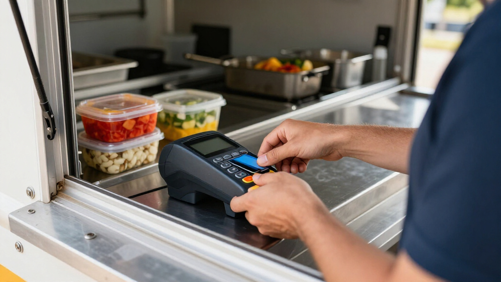 best POS terminal for cash and card payments on food truck