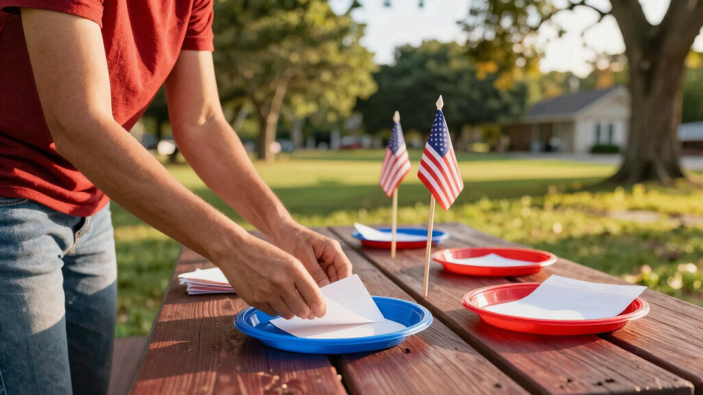 patriotic outdoor party supplies