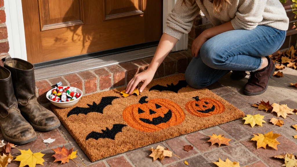 halloween door mats