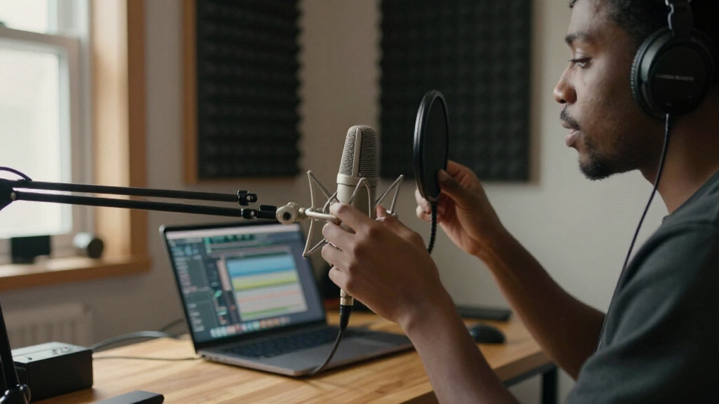 pop filter for voice acting