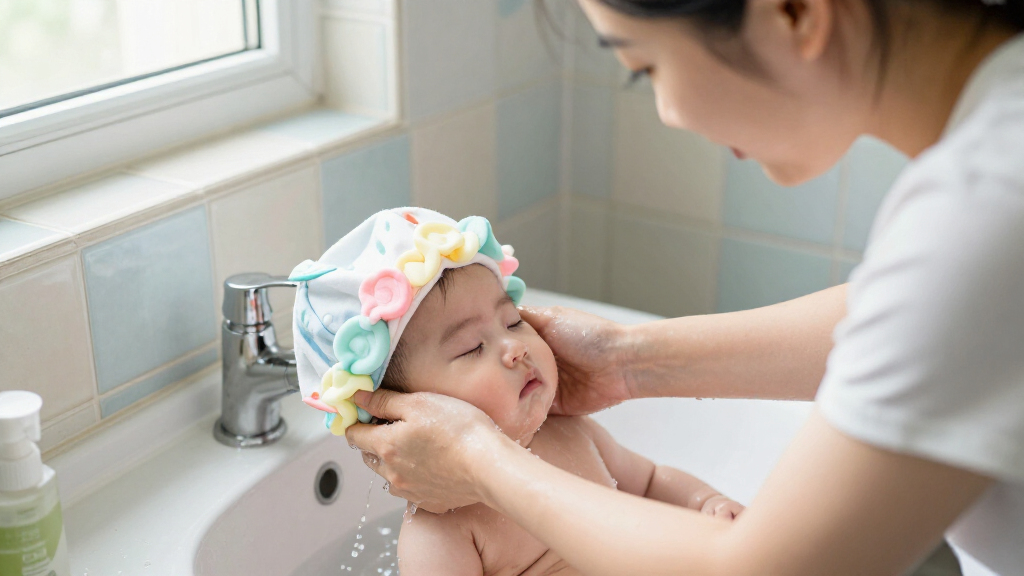 infant bath caps