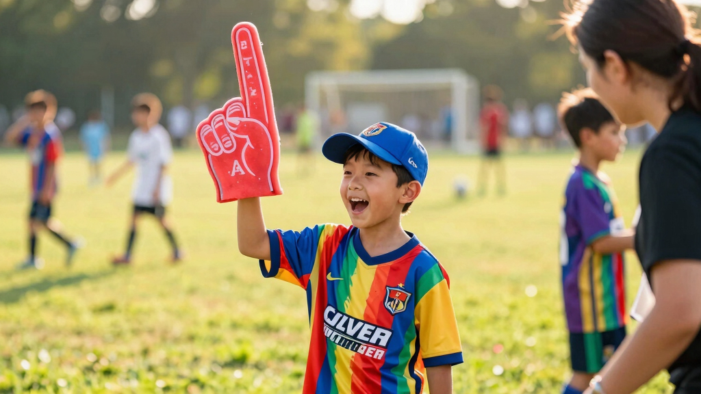 kids soccer fan apparel