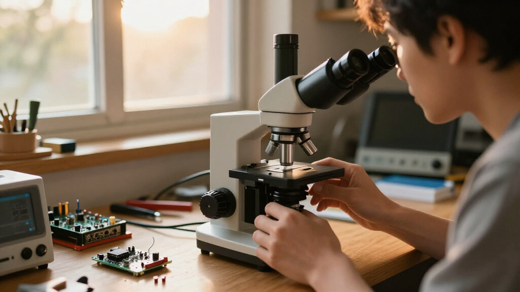 best desktop microscope for electronics work