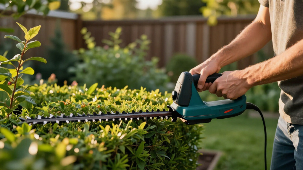 electric hedge trimmers cordless