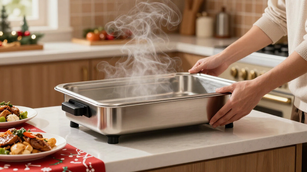 electric warming tray for holiday meals