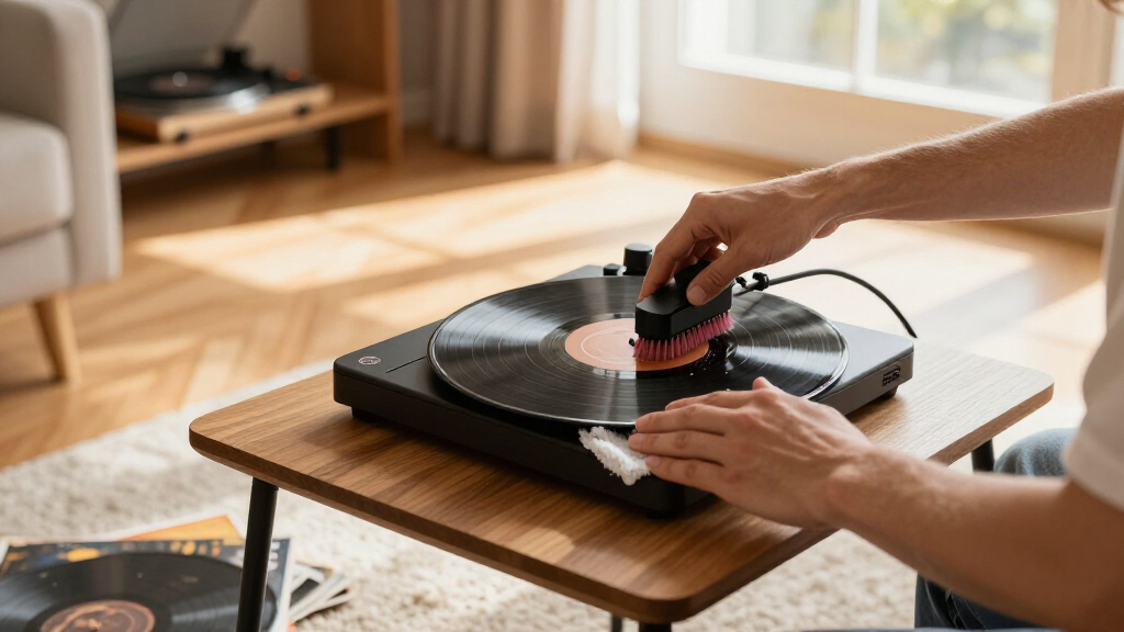 record cleaning machine