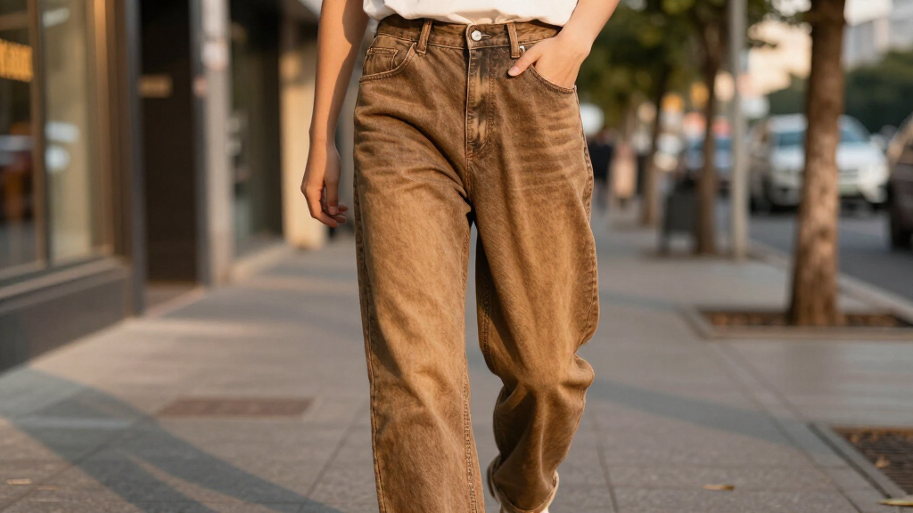 best brown denim jeans