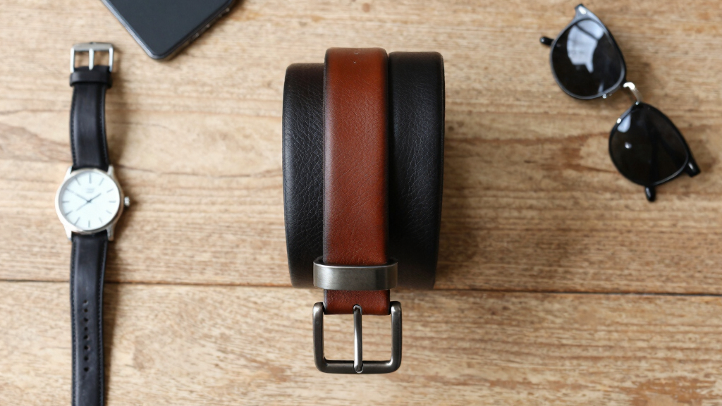 mens leather belts
