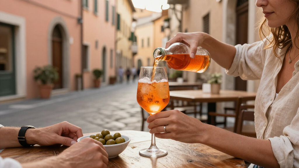 Italian aperitivo cocktail glasses
