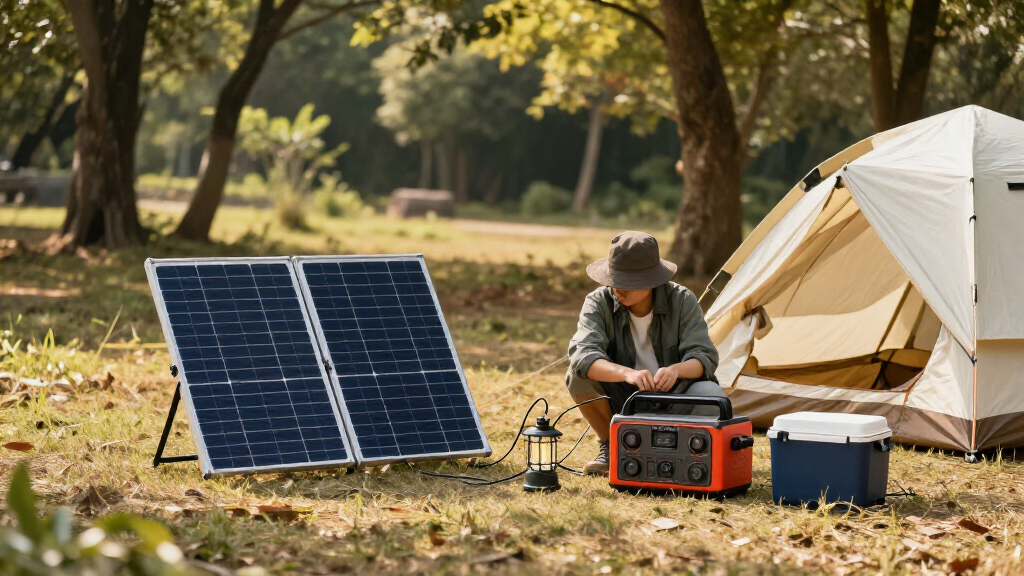 portable solar panels for power stations