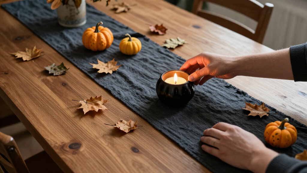 Halloween decorative candle holders