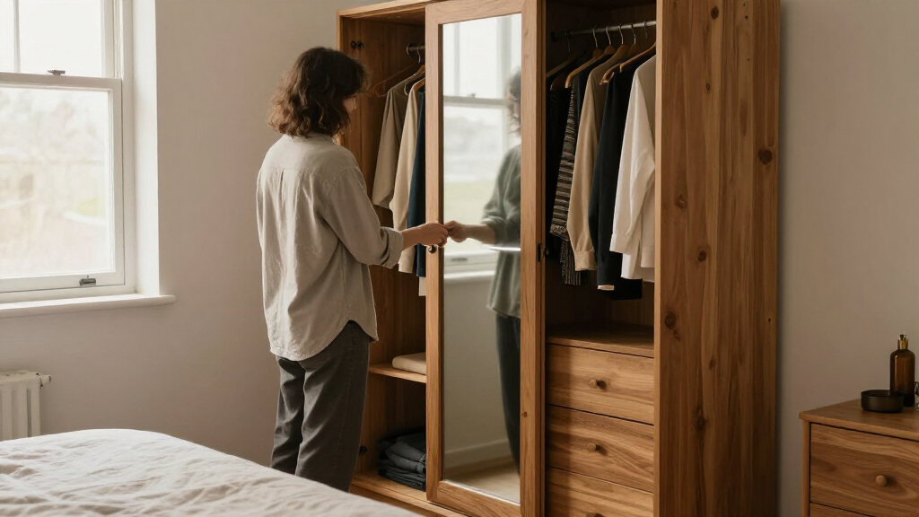 best wardrobe armoire with mirror