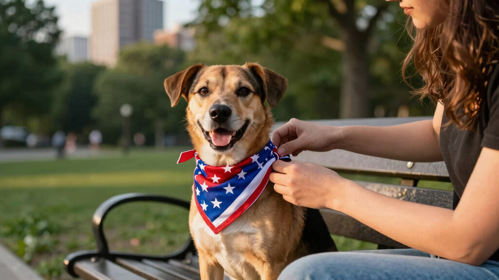 dog patriotic accessories