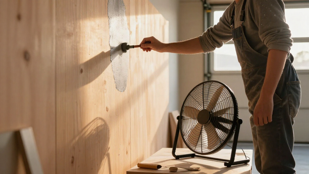 low noise box fan for painting