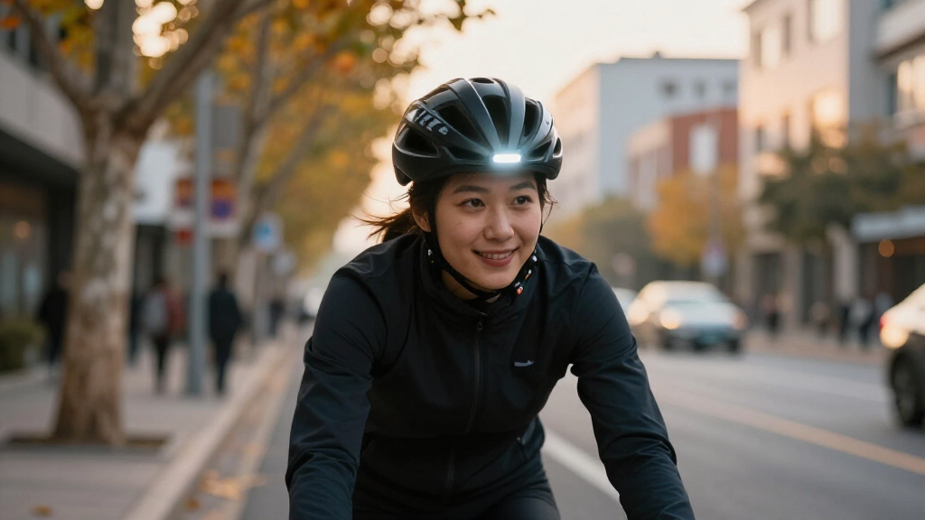 bike helmets with built in lights