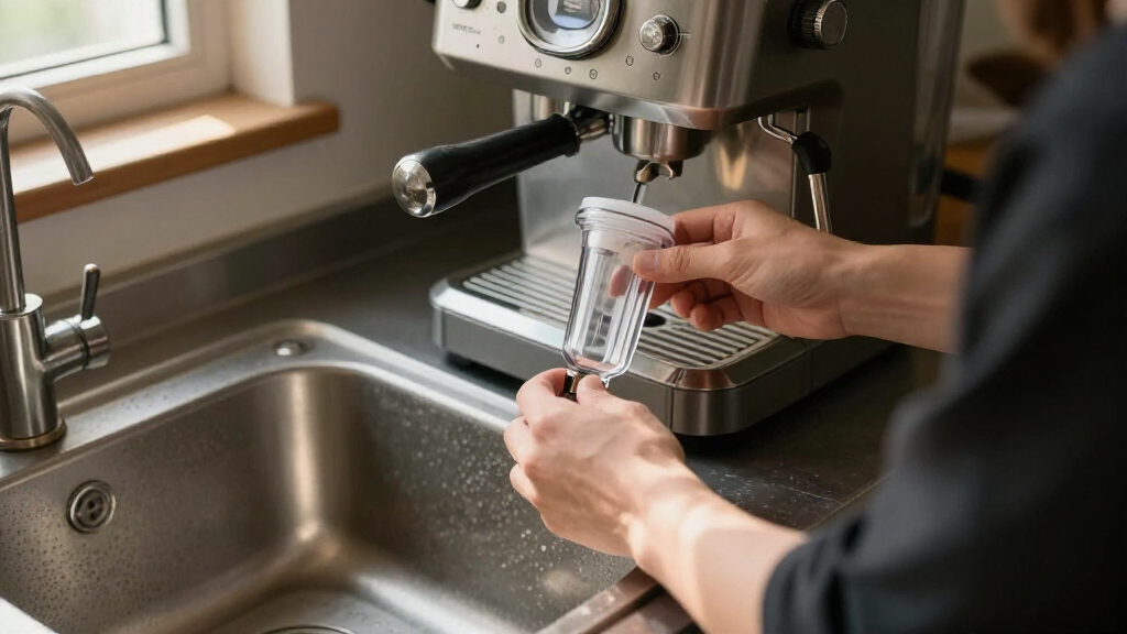 best espresso machine water softening filter