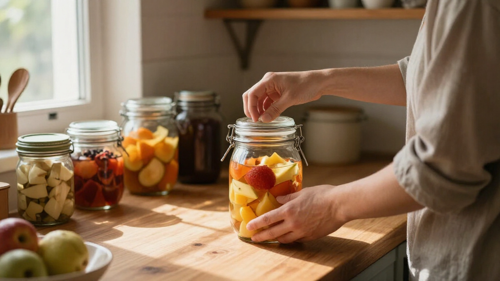 manual food preservation jars