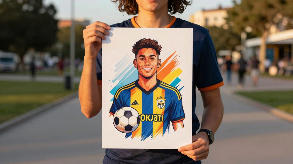 soccer fan art prints