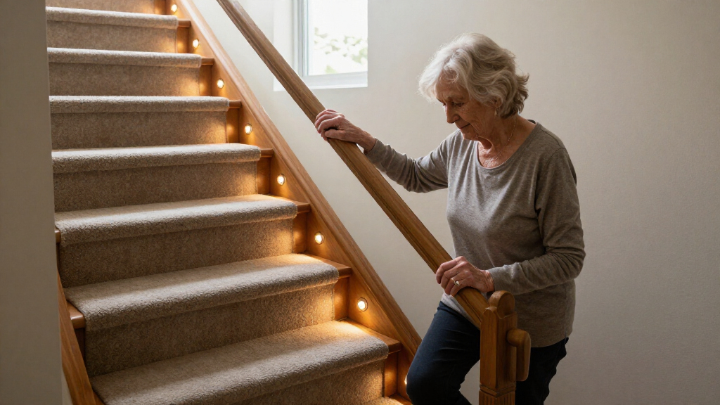 best automatic stair lighting for seniors