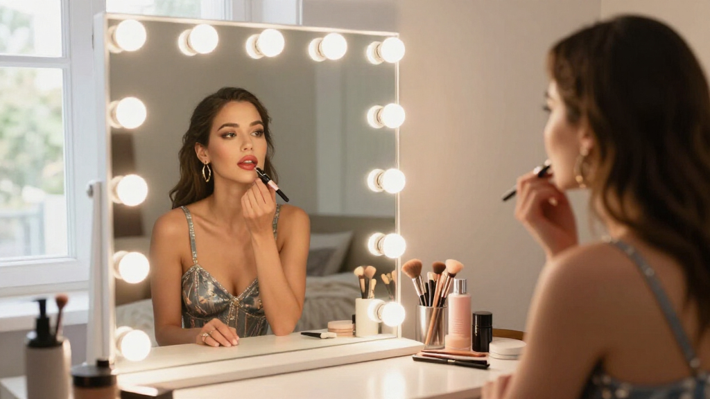 celebrity-inspired LED vanity mirrors