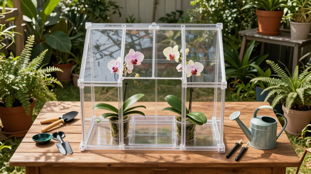 polycarbonate greenhouse kit for orchids