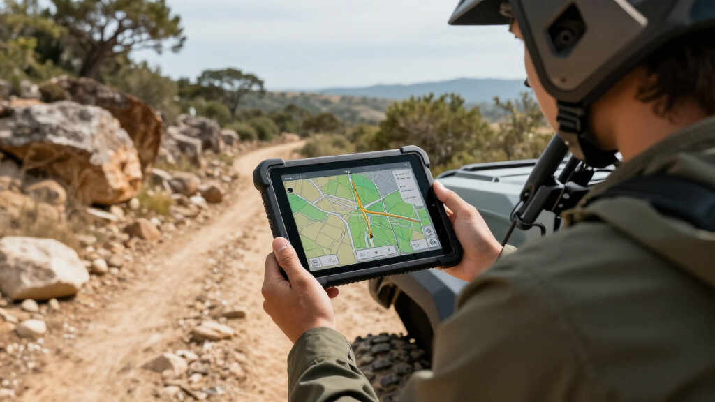 rugged tablet for off road navigation