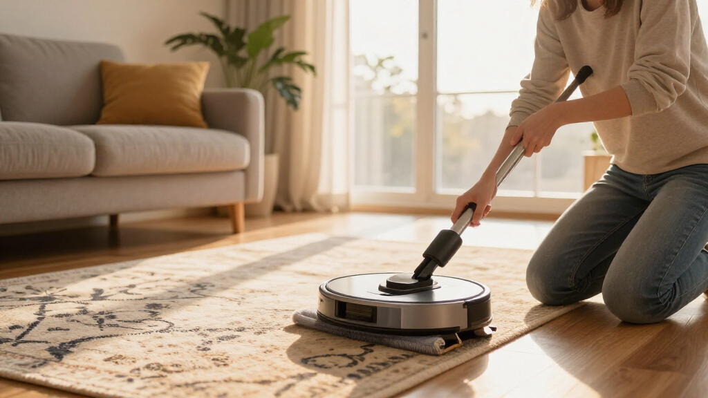 robotic mops with auto cleaning base