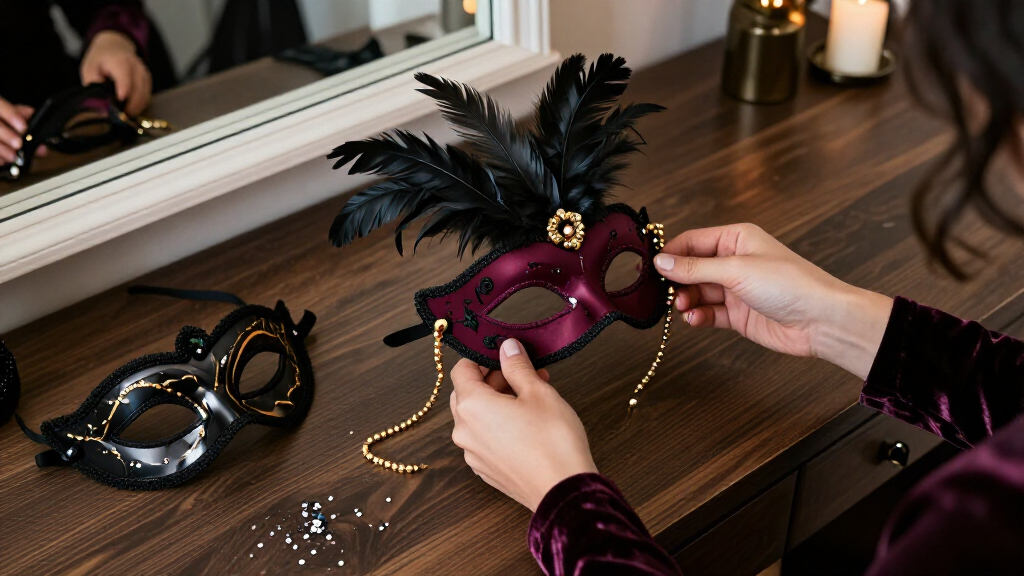 luxury Halloween masquerade masks