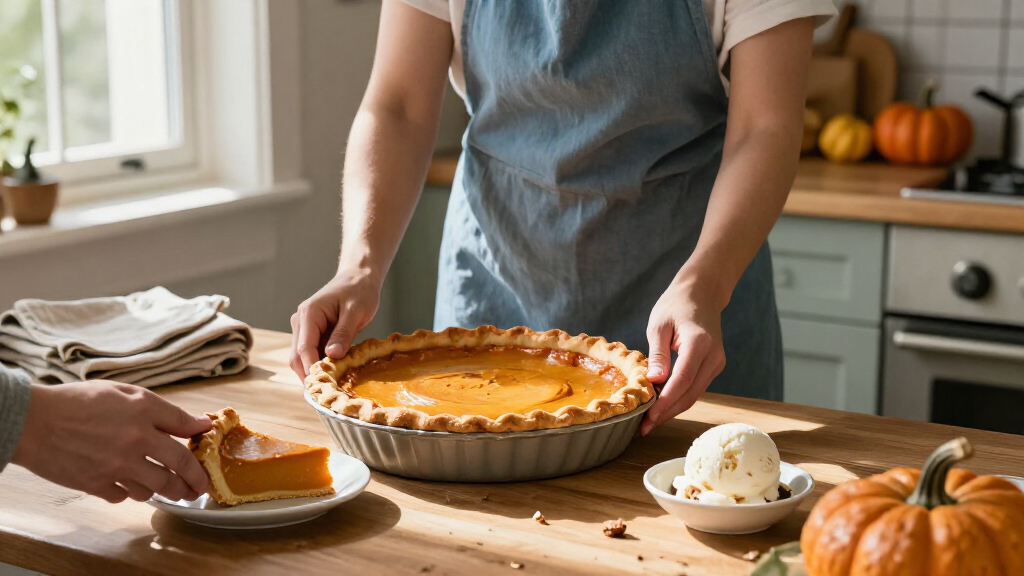 pumpkin pie baking dishes