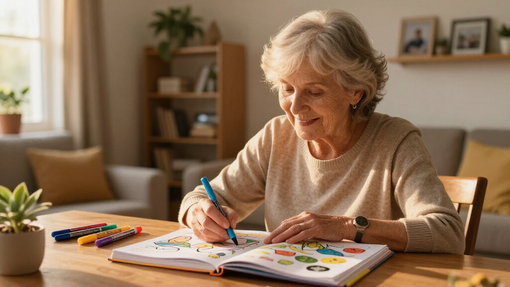 large print senior activity books